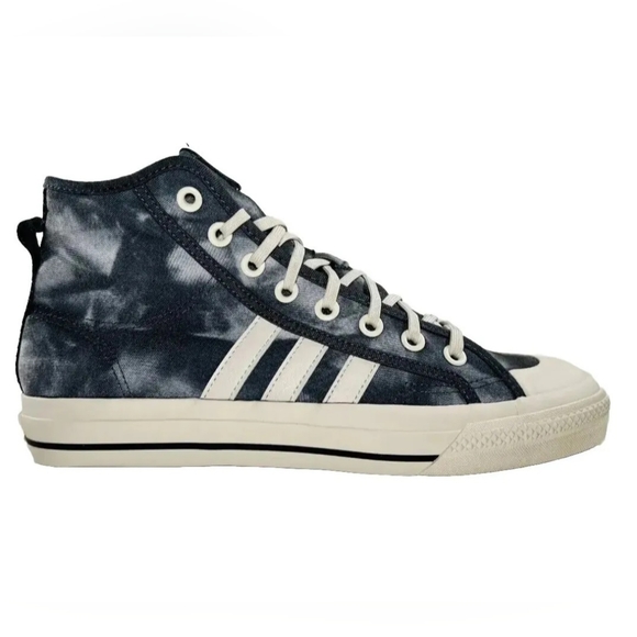 adidas Nizza Hi RF Originals Men's Shoes Grey Four/Wonder White - Picture 2 of 8